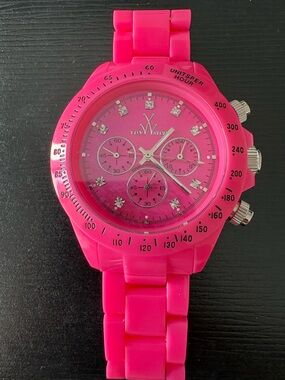 ToyWatch Women's Hot Pink Chronograph Bracelet Watch